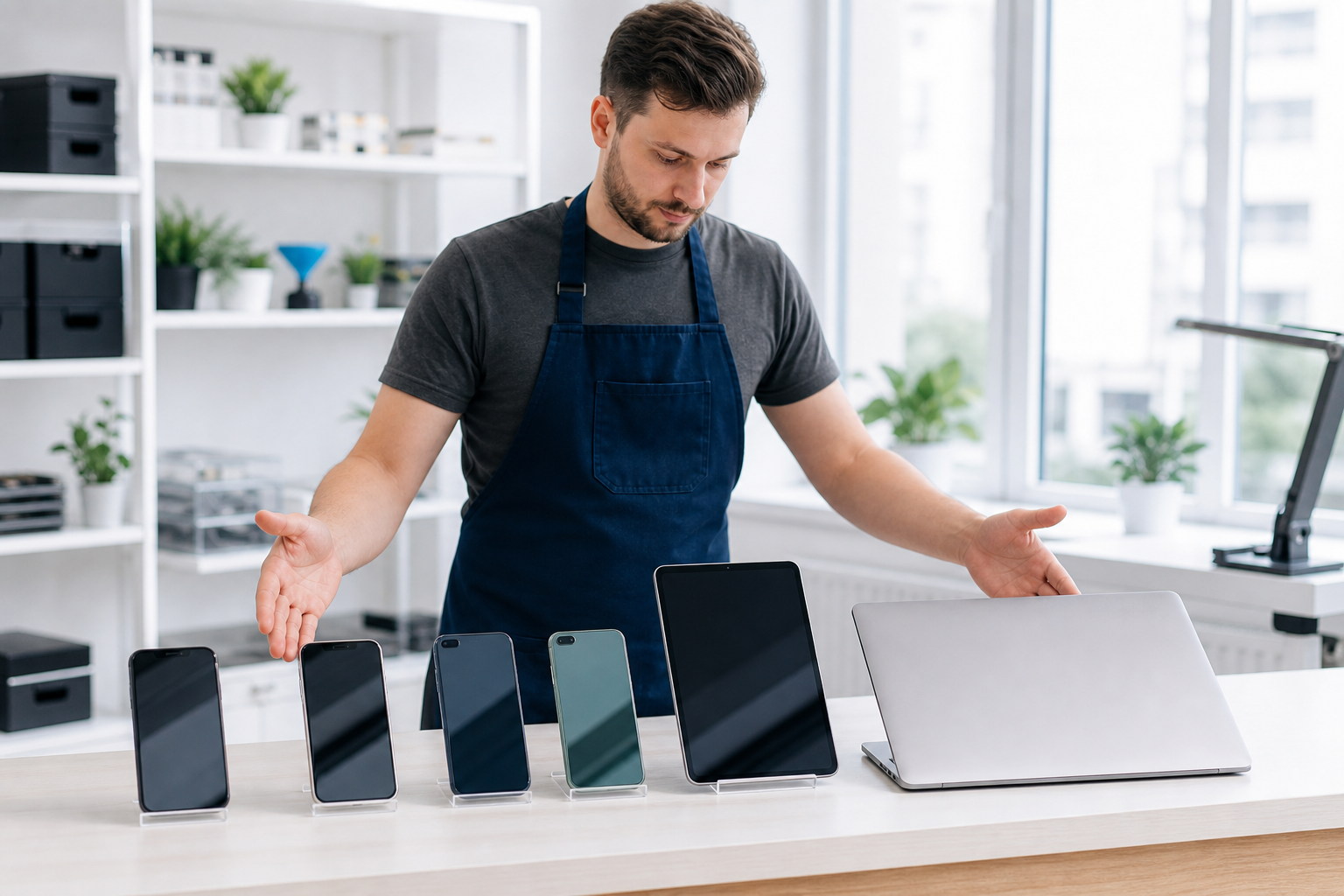 Téléphones, tablettes et PC reconditionnés en boutique iSmartFix à Lille